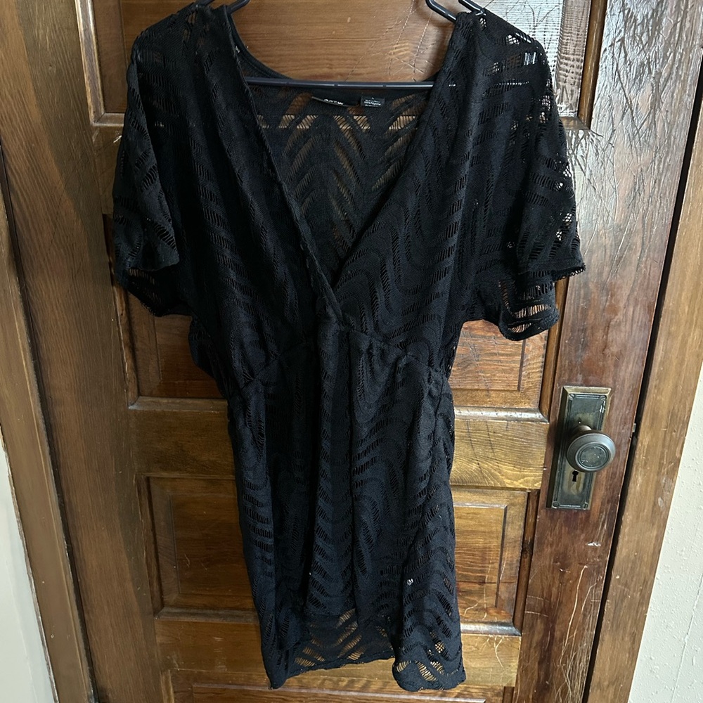 Apt. 9 Black Sheer Knit Top